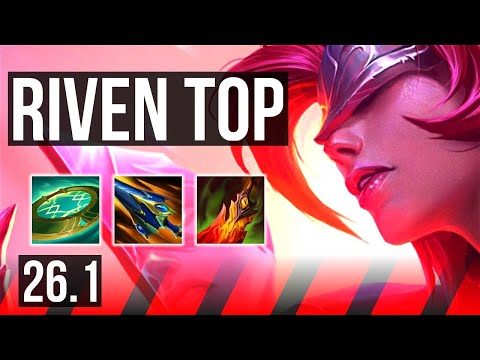 RIVEN vs RENEKTON (TOP) | Good KDA: 17/2/5 | NA Master | 26.1