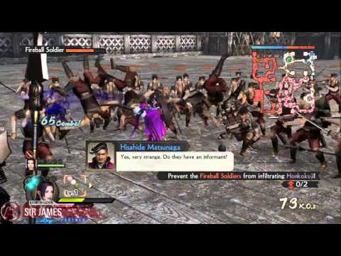 Samurai Warriors 4 Walkthrough Part 7 Conflict at Rokujo