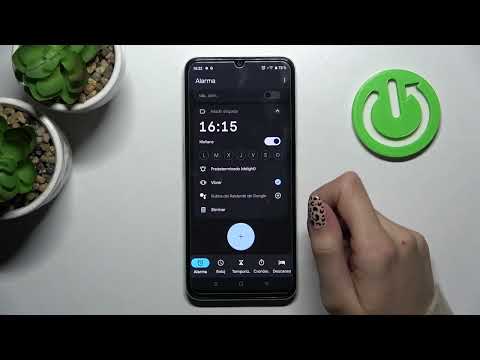 Cómo configurar una alarma en REALME C35 - poner el despertador