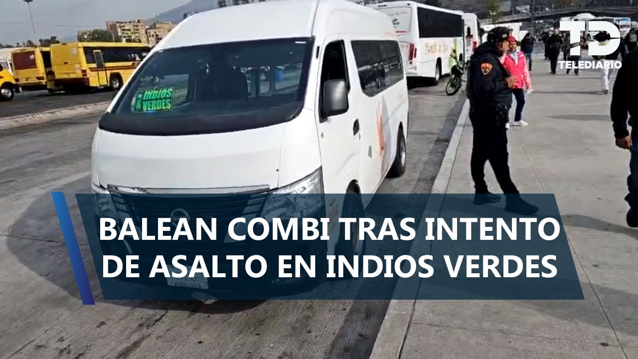 Balean combi en la México-Pachuca en intento de asalto; chofer solicitó apoyo en paradero