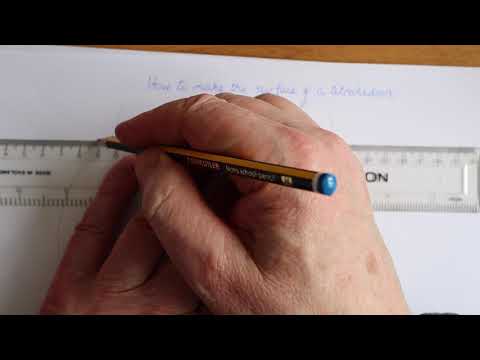 Making the net for the surface of a tetrahedron