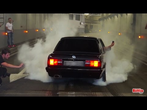 BMW E30 Crazy Burnout At Top Marques Monaco 2017