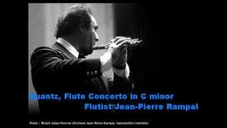 Quantz, Flute Concerto in C minor. Flautista Jean-Pierre Rampal