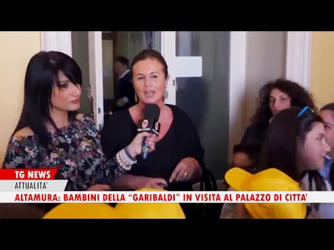 TG News Tele Appula - Altamura: Bambini della "Garibaldi" in visita al palazzo di città