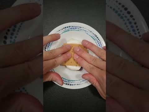 Super Easy Microwave S'mores #shorts