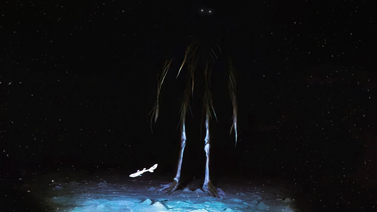 A Criatura de Pé no Oceano