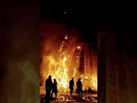 달집태우기 (경산시 sns 홍보단)