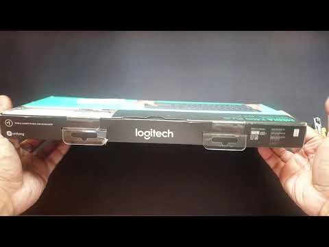 Unboxing - Logitech K400 Plus Wireless Integrated Touch Keyboard For PC & Smart TVs - EBL