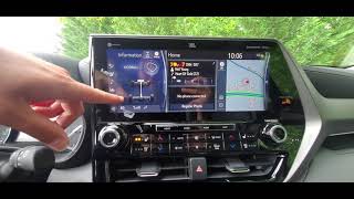 2021 Highlander.   8-inch touchscreen vs. 12.3-Inch touchscreen.  Part 2