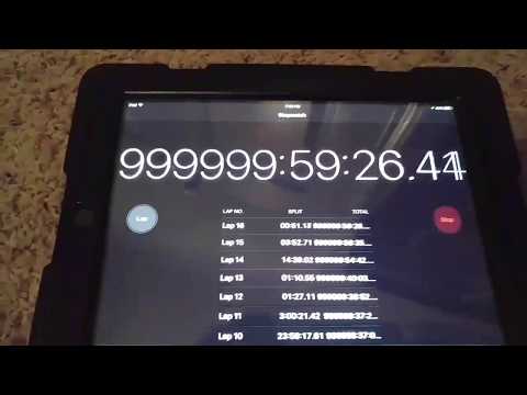 Man hits 1,000,000 hours on stopwatch (almost)