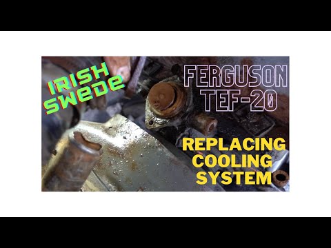 First job on my Ferguson TEF-20 replacing the cooling system