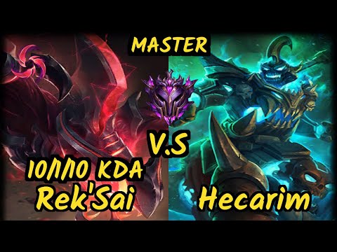 CNB Yampi (REK'SAI) vs HECARIM - 10/1/10 KDA JUNGLE GAMEPLAY - BR Ranked MASTER