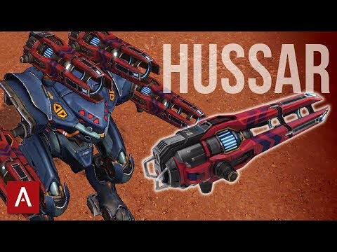 NEW Hussar Weapon (Medium Dragoon) - Hussar Builds Gameplay | War Robots Test Server 4.8