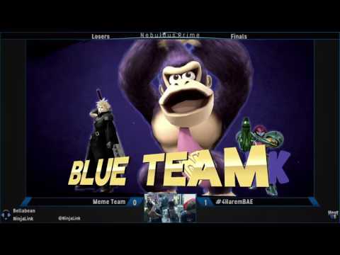 Nebulous Prime Sm4sh Triples #53: Losers - Finals: Meme Team vs. #4HaremBAE