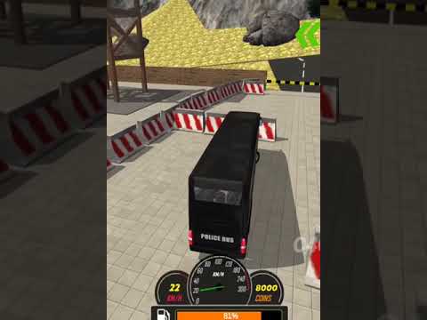 New Black US Police Off road Coach Bus Mountain Driving Simulator #7    Android Gameplay