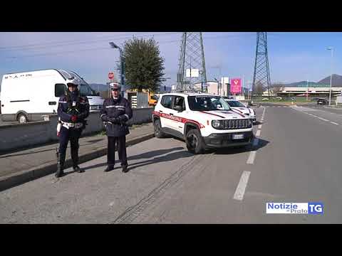 2020-03-10 PRATO - CORONAVIRUS, CONTROLLI SU STRADE E NEI LOCALI
