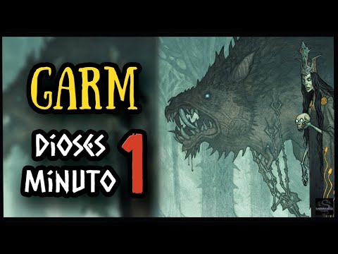 GARM 💀 el perro de HELA en DIOSES EN 1 MINUTO (D1M) mitología nórdica - Logomaquia