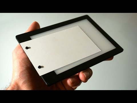 My New Light Pad Prototype for Making Flipbooks