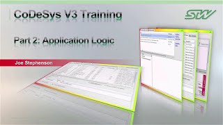 Download the video "CoDeSys V3 - Part 2: Application Logic"