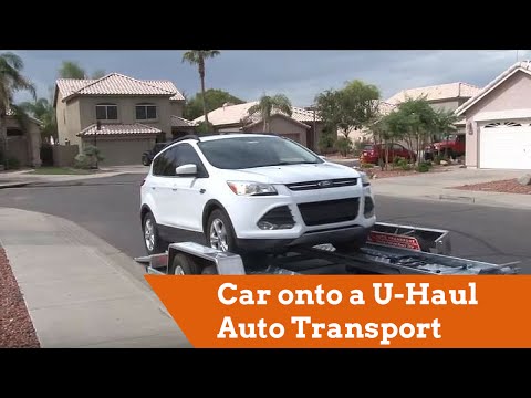 How to Load a Car onto a U-Haul Auto Transport