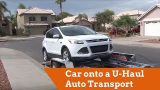 How to Load a Car onto a U-Haul Auto Transport