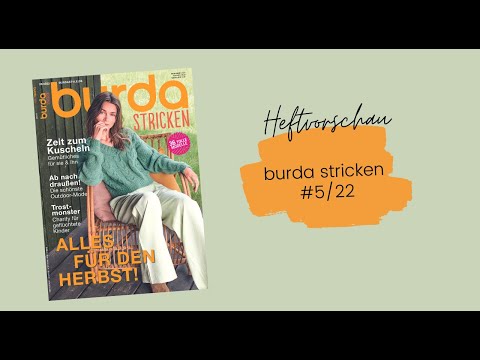 Einblick in die burda stricken #5/22