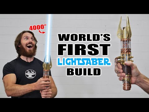 This 4000º Plasma Lightsaber Is Extremely Dangerous And Extremely Fun