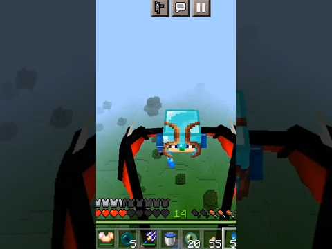 Flying with devil wings #viral #minecraft