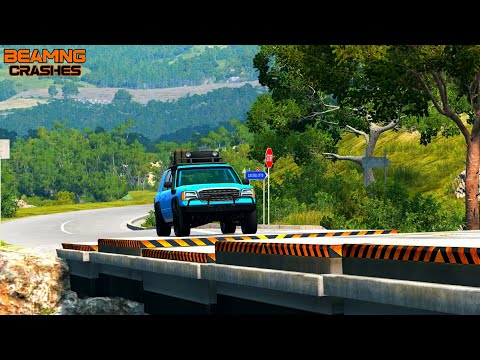 Cars vs Trembling Bridge – BeamNG.Drive