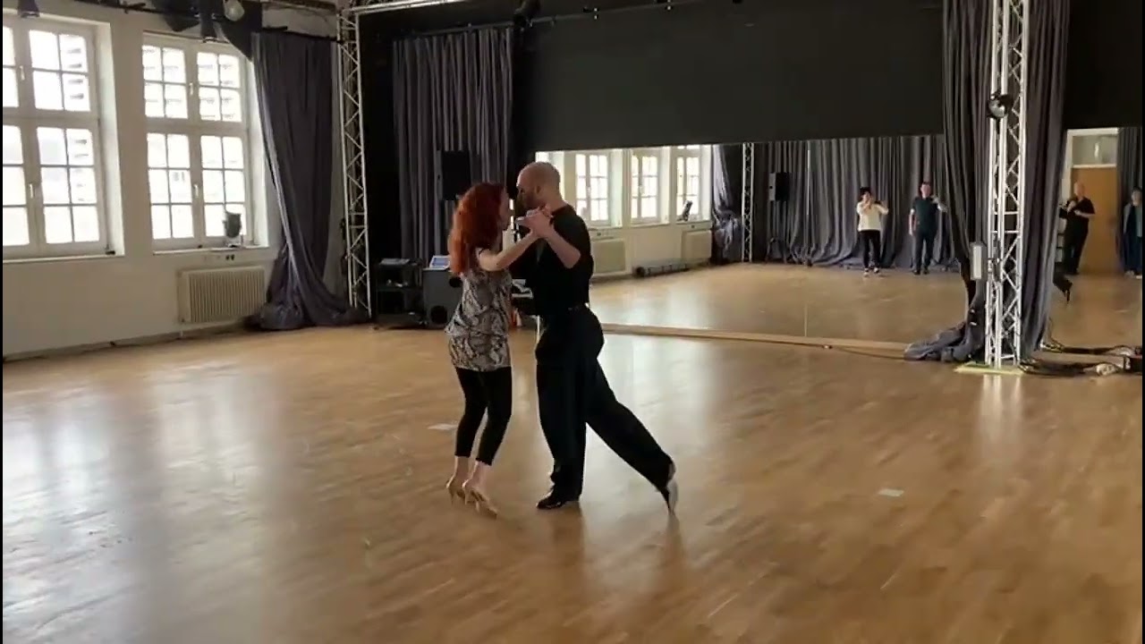 Cristian Taffarello y Cristina Cortés.
