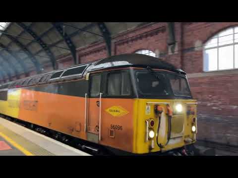 56096 Thrashes through Darlington | 6S95 Sinfin Sidings to Grangemouth Oil Terminal 08/02/24