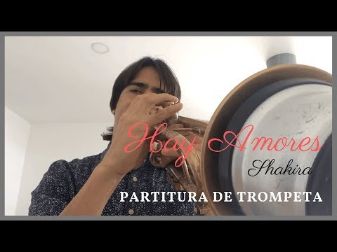 Hay Amores, Shakira "Partitura Trompeta"