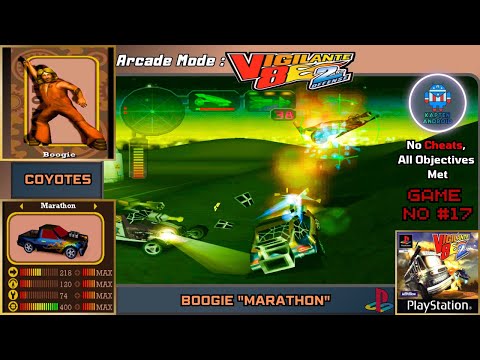 Vigilante 8 2nd Offense PS1 - Boogie - Marathon Gameplay HD