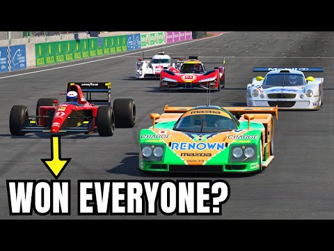 Can a 90s Ferrari F1 Beat Every FASTEST CLASS EVER to Race at the 24 Hours of Le Mans !?!