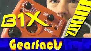 Video thumbnail for Zoom B1x Bass pedal punches pretty hard! by Gearfacts