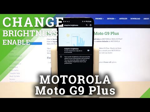 How to Enable Automatic Brightness in Motorola Moto G9 Plus – Adaptive Brightness Feature