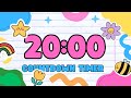20 Minute Timer With Relaxing Music And Alarm