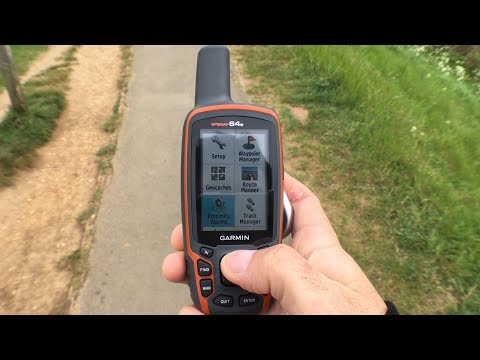 Marking points and tracks with a Garmin GPSMAP64s