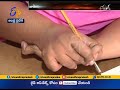 Differently Abled Fine Arts Student Shows Her Mettle In Painting SRUSTI ART ACADEMY ONGOLE