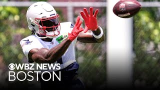 A.J. Brown pushes Drake Maye to be "perfect" at Patriots minicamp