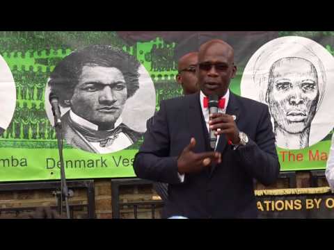 Leo Muhammad | Speaking at the African Reparations march