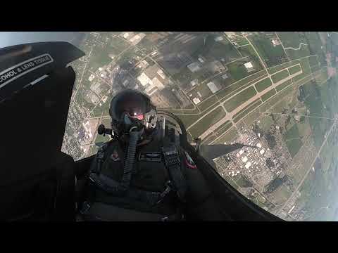 4k Interactive 360 VR - Max Climb with Vertical Rolls in F-16 Viper