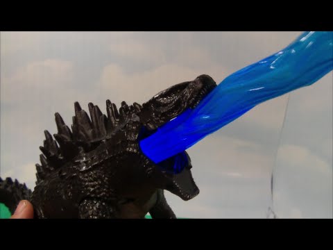 ATOMIC ROAR GODZILLA FROM 2014 MADE BY BANDAI ELECTRONIC TOY REVIEW