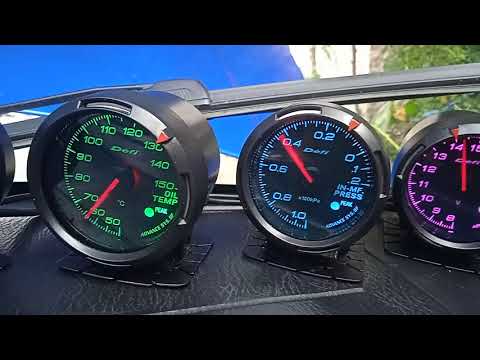 Defi Gauge(Rpm,oil temp,oil pressure,volt meter)