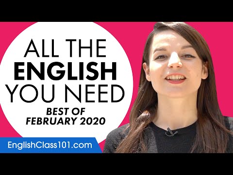 您的英語月報--2020年2月最佳英語月報。 (Your Monthly Dose of English - Best of February 2020)