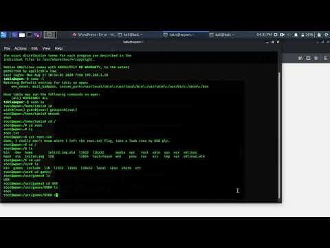WPWN: 1 Walkthrough - by Amine Essiraj
