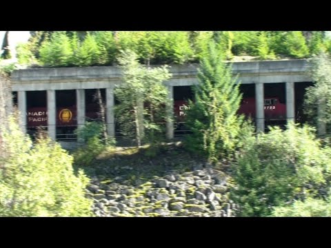 Canadian Pacific Freight Trains @ Hells Gate, Thompson Fraser Canyon BC