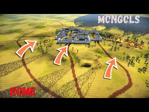 14,000 Roman Generals vs 500,000 Mongols - UEBS 2