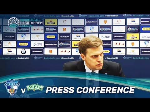 Neptunas Klaipeda v ASVEL Lyon-Villeurbanne - Press Conference - Basketball Champions League