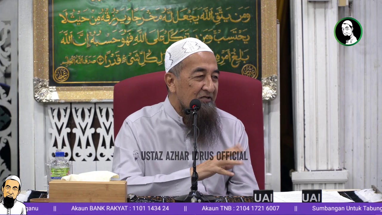 🔴LiveUAI 17/08/2026 Kuliah Maghrib Jemputan - Ustaz Azhar Idrus